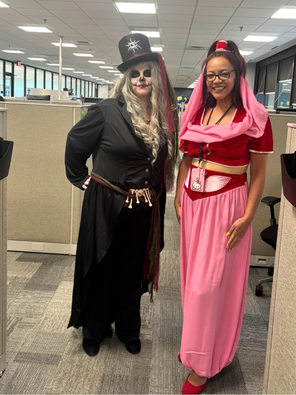 Jeannie Cosplay Pink and Red genie costume